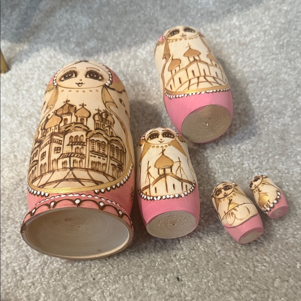 Hand-Painted Russian Nesting Doll - Picture 3 of 3